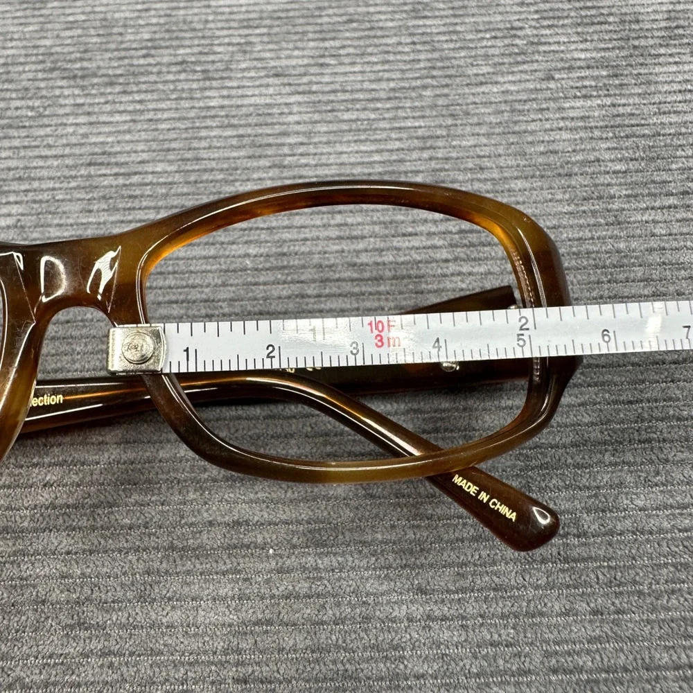 Elizabeth Arden EA 5168-1 Brown Tortoise Rectangular Y2K Eyeglasses Frames 54mm